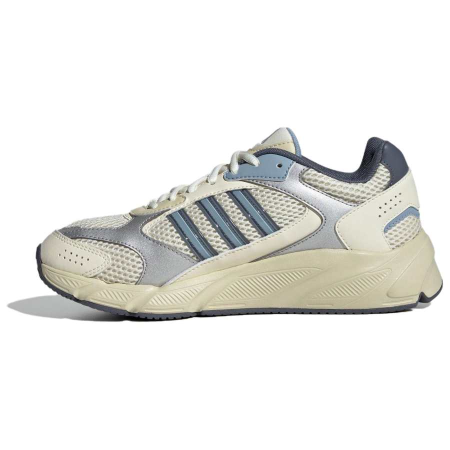 Adidas Adidas CRAZYCHAOS 2000 Fabric Slip Resistant Abrasion Resistant Low top Chunky Sneakers Women's White Brown