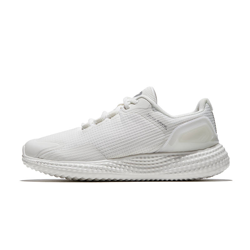 HOT POTATO Cushioning Abrasion Resistant Breathable Lightweight Low top Casual Running Shoes Unisex White