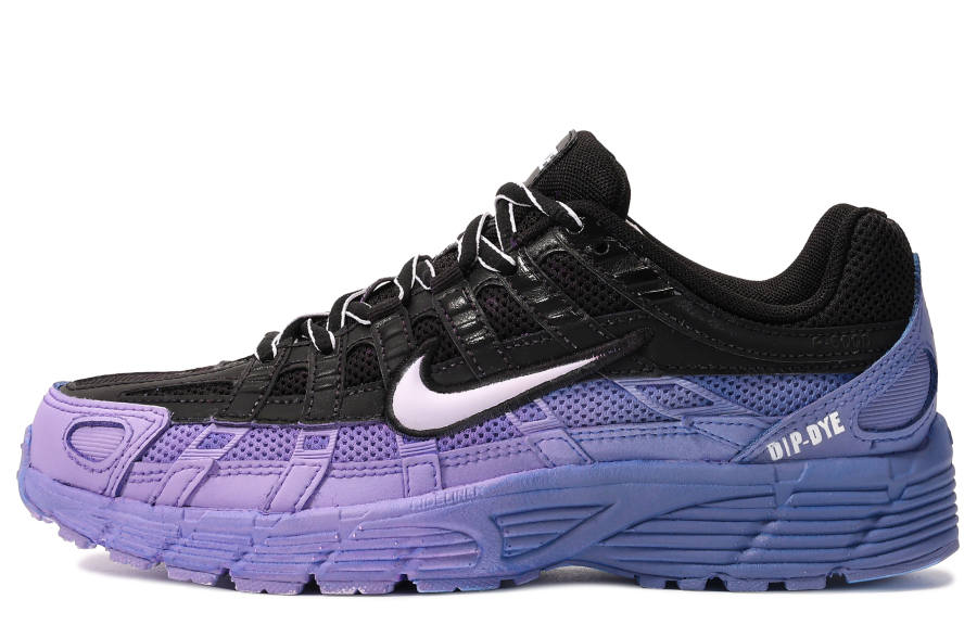 Nike Nike P 6000 Cushioning Slip Resistant Cushioning Slip Resistant Low top Running Shoes Women's Purple Blue Black
