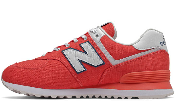 New Balance New Balance NB 574 Low top Running Shoes Unisex Red White D Width