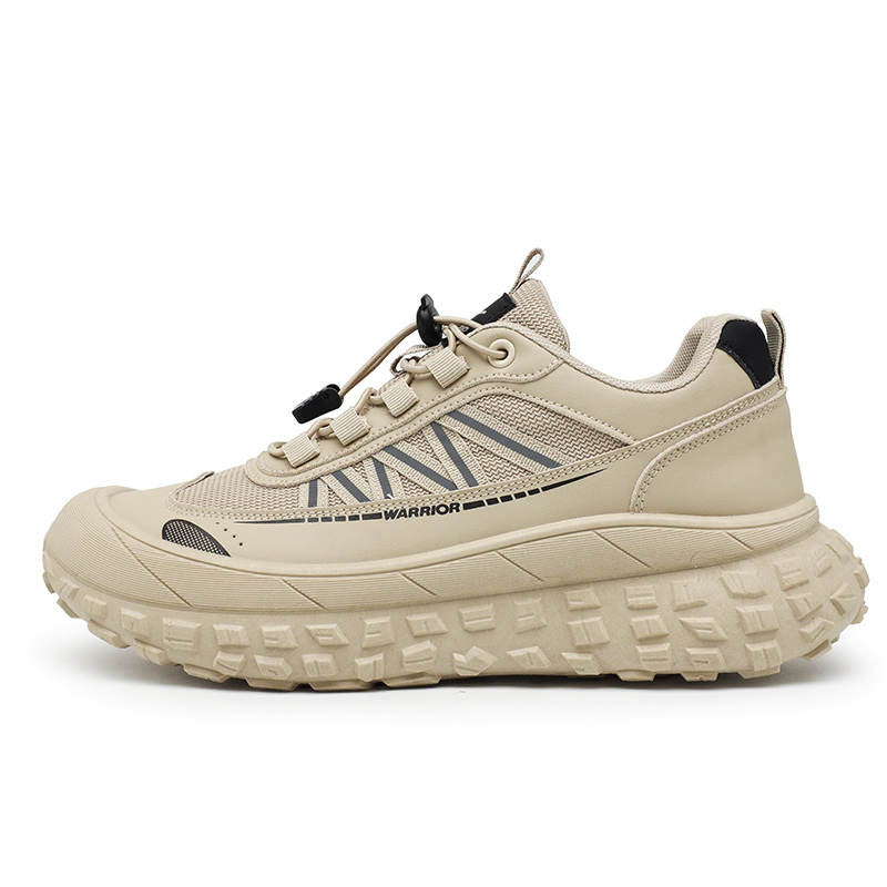 Warrior Tire Shoes Synthetic Leather Height Increasing Abrasion Resistant Lightweight Breathable Slip Resistant