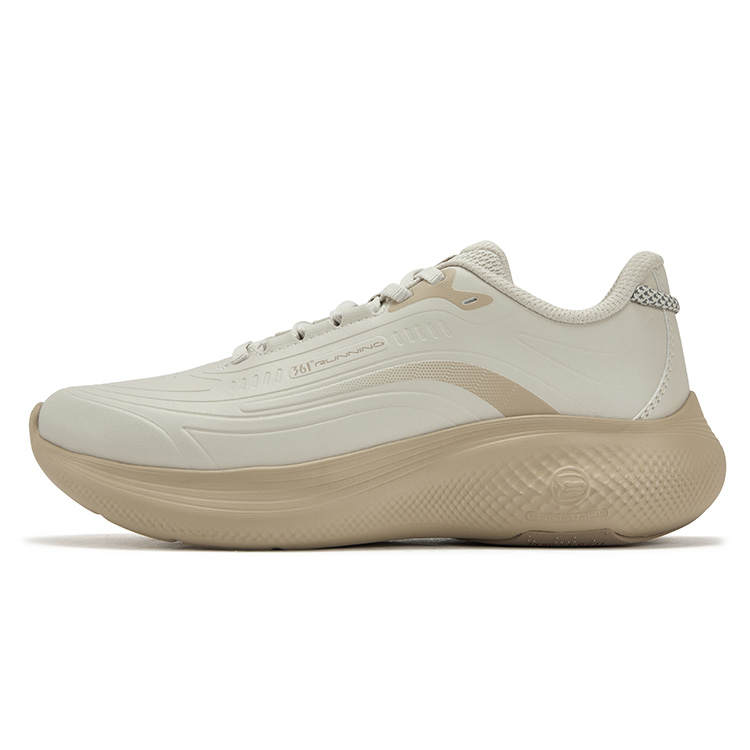 361° Abrasion Resistant Cushioning Low top Casual Running Shoes Women's Apricot Tea Brown