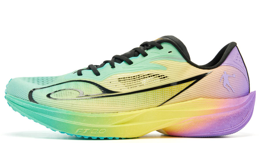 QIAODAN Feiting 2.0 Cushioning Slip Resistant Abrasion Resistant Breathable Low top TUBO, DSP Outsole