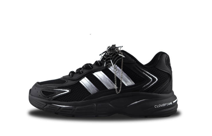 Adidas Adidas ECLYPTIX 2000 Slip Resistant Abrasion Resistant Low top Running Shoes Unisex Black Silver