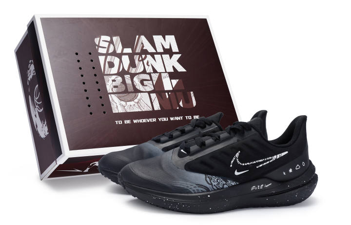 Nike Nike Zoom Winflo 9 Slip Resistant Slip Resistant Low top Casual Running Shoes Men's Black White