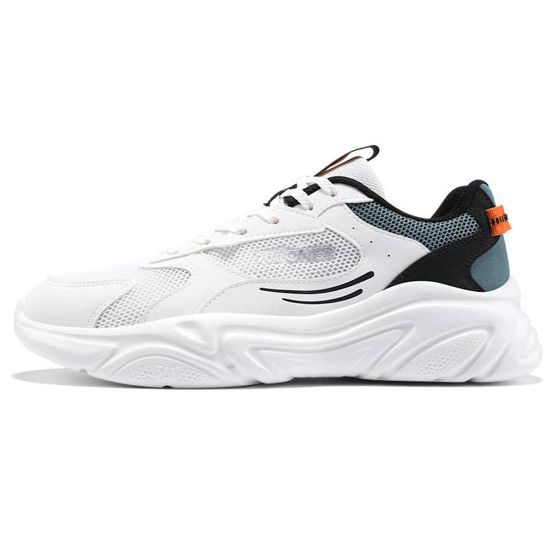 361° Slip Resistant, Abrasion Resistant, Breathable Low top Casual Shoes Men's White Green