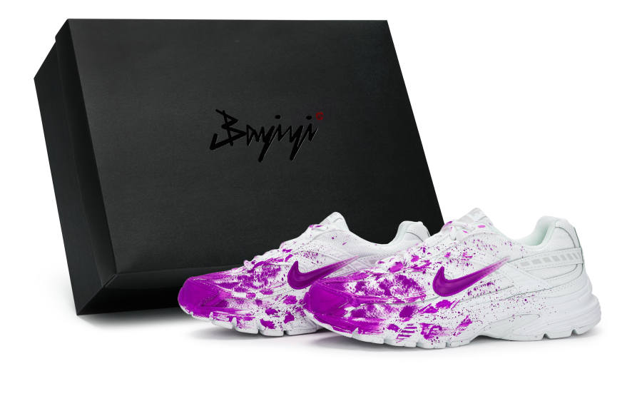 Nike Nike Initiator Slip Resistant Abrasion Resistant Low top Running Shoes Women's White Purple