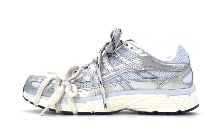 Nike Nike P 6000 Low top Running Shoes Women's Silver