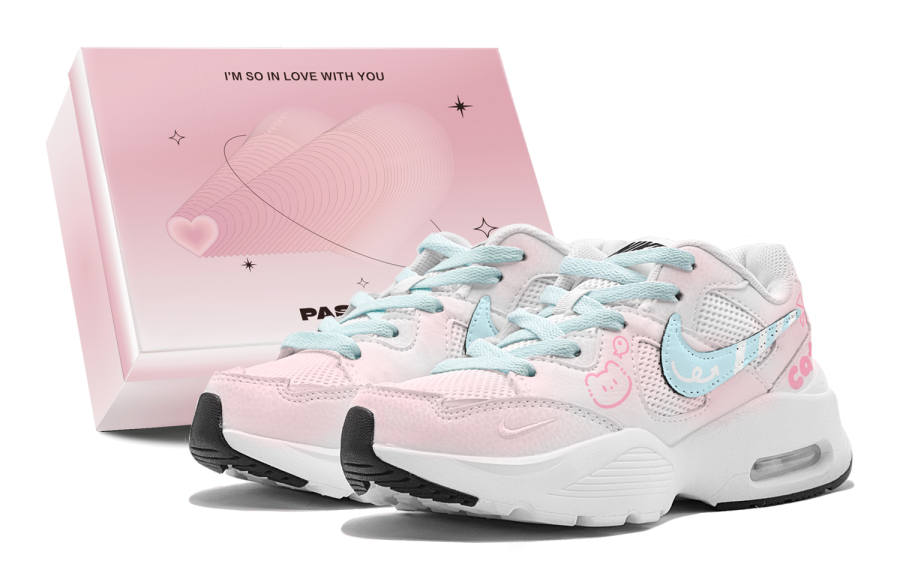 Nike Nike Air Max Fusion Abrasion Resistant Abrasion Resistant Low top Running Shoes Women's Pink Blue