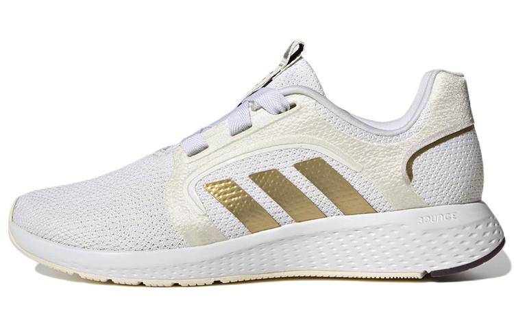 Adidas Adidas Edge LuxEdge Lux Fabric Abrasion Resistant Breathable Low top Running Shoes Women's White Gold