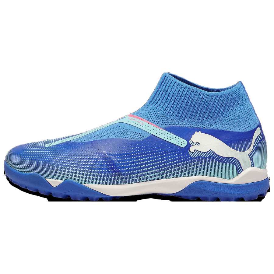 PUMA FUTURE 7 MATCH MG Multi Ground Artificial Turf Abrasion Resistant Breathable Soccer Shoes Men's Blue White