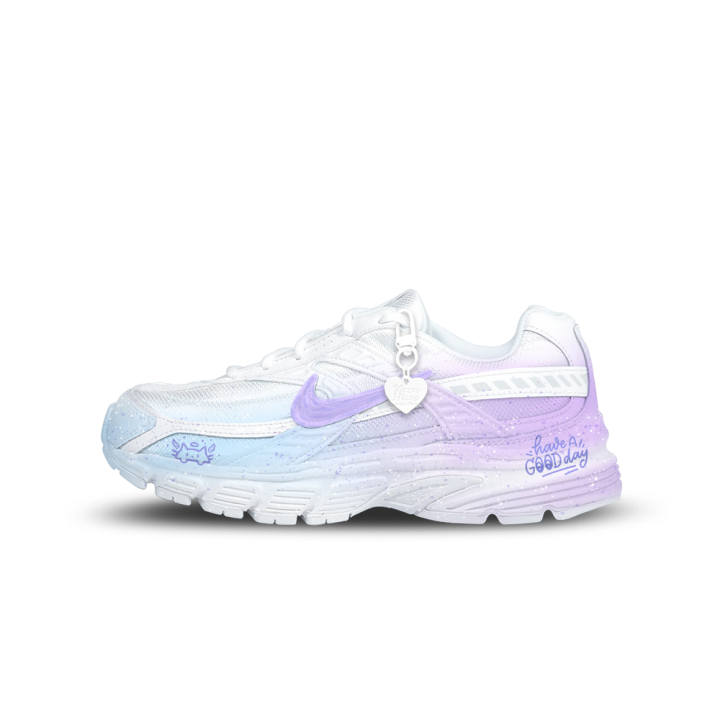 Nike Nike Initiator Cushioning Slip Resistant Abrasion Resistant Low top Running Shoes Women's Blue Purple