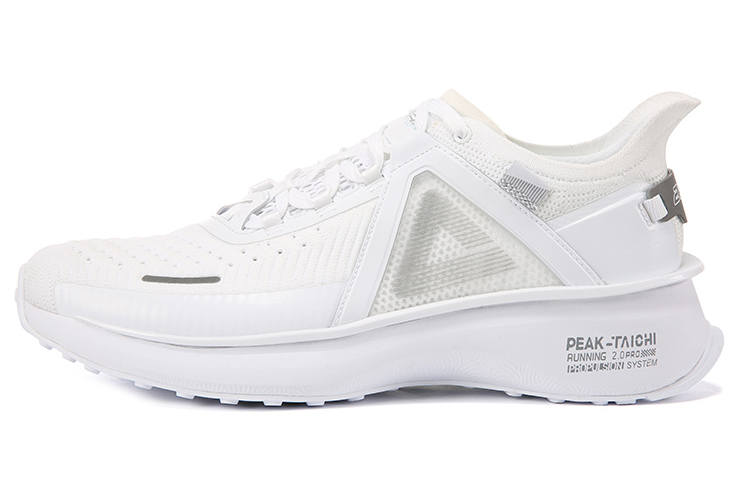 PEAK Tai Chi 2.0 Pro Comfortable Cushioning Support Lightweight Rebound Low top Running Shoes Women's White