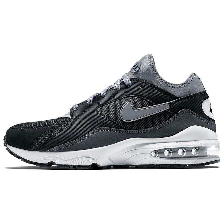 Nike Nike Air Max 93 Low top Casual Running Shoes Unisex Blue Black
