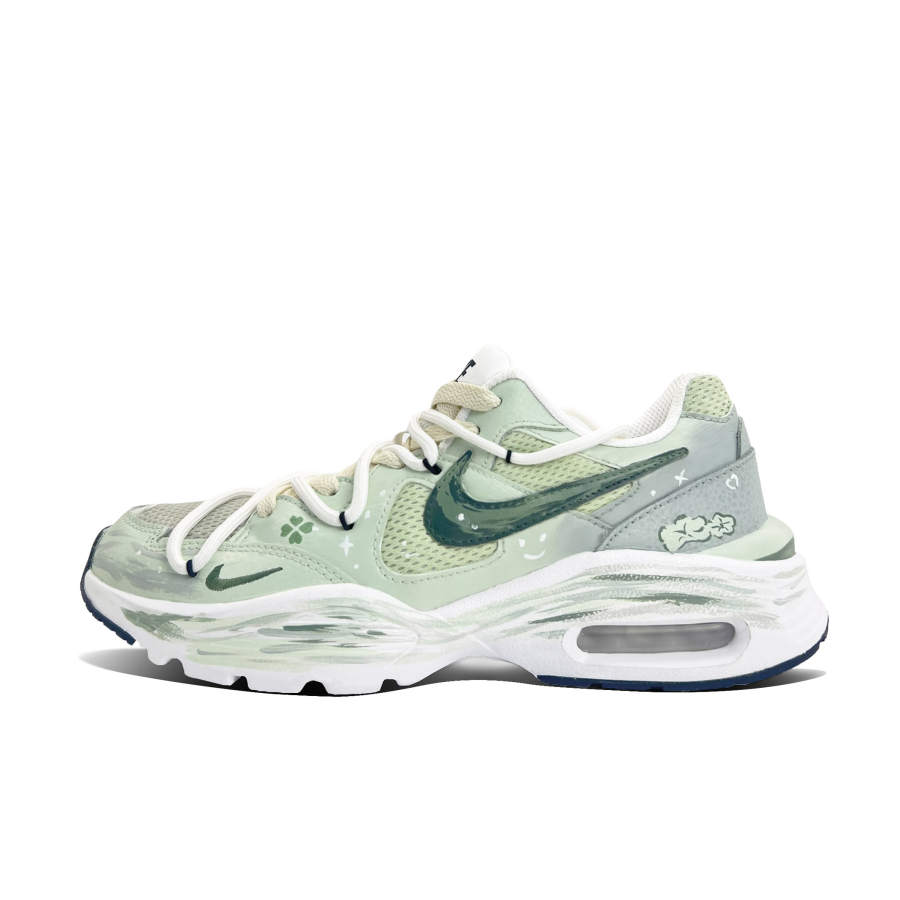 Nike Nike Air Max Fusion Abrasion Resistant Low top Athletic Shoes Women's Green