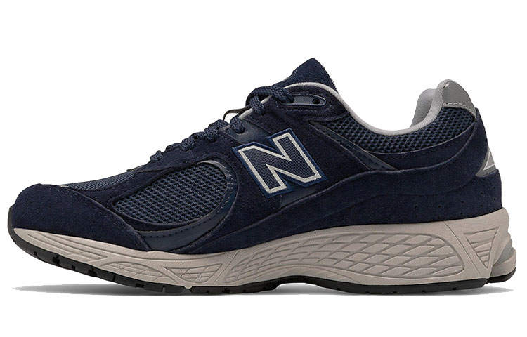 New Balance New Balance NB 2002R Classic Cushioning Slip Resistant Abrasion Resistant Low top Running Shoes Unisex Marine Blue