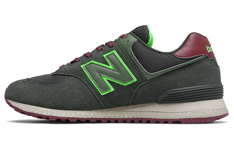 New Balance 574 New Balance 'Dark Olive Energy Lime'