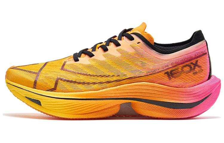XTEP Racing 160X 5.0 Low top Marathon Long Distance Running Sprint Racing Running Shoes Women's Yellow Orange
