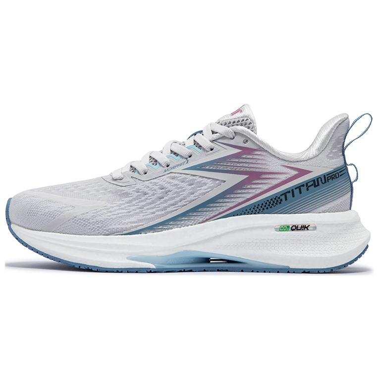 361° TITAN Ⅱ PRO Slip Resistant Abrasion Resistant Low top Casual Running Shoes Women's Gray Blue