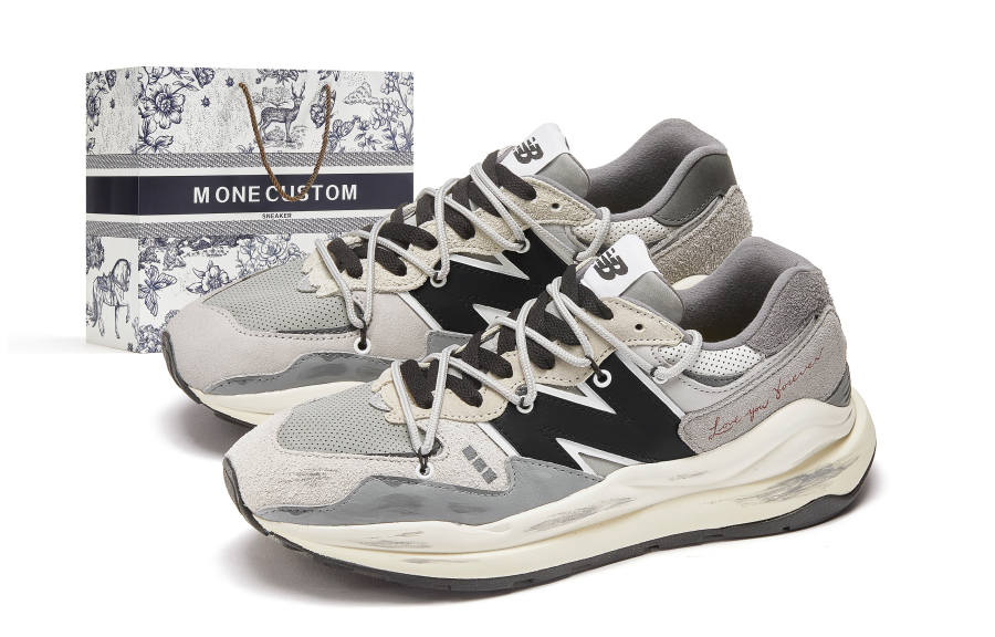 New Balance New Balance NB 5740 Cushioning Slip Resistant Cushioning Slip Resistant Low top Running Shoes Unisex Gray White