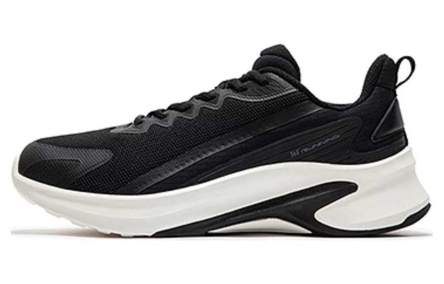 361° Versatile Abrasion Resistant Abrasion Resistant Low top Running Shoes Men's Black White