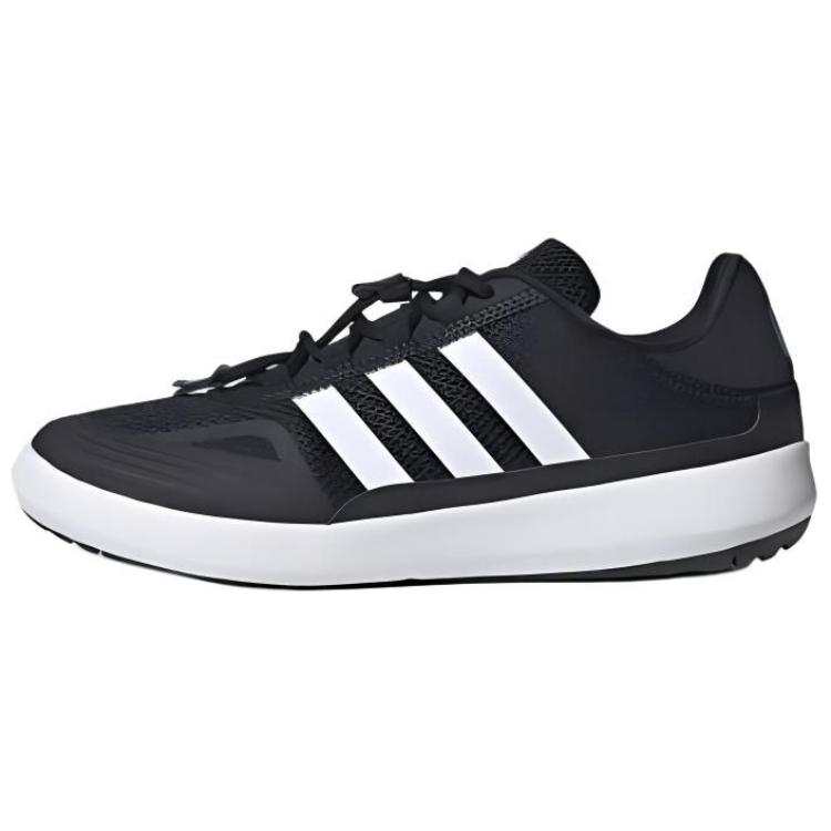 Adidas Adidas ROAMBOAT Fabric Breathable Low top Casual Running Shoes Unisex Black White