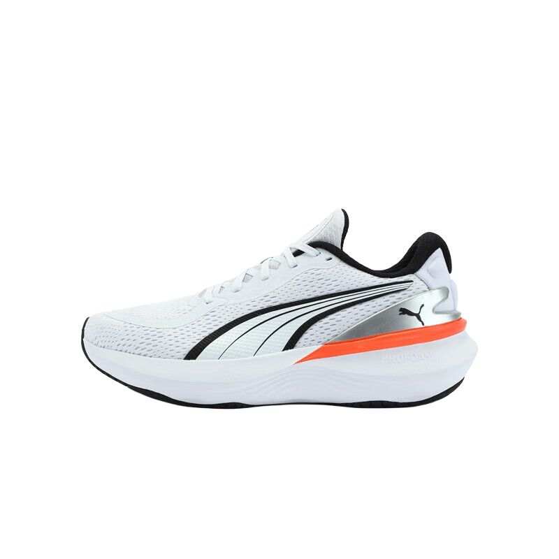 PUMA Sind Cushioning, Wear Resistant Low top Casual Running Shoes Unisex White