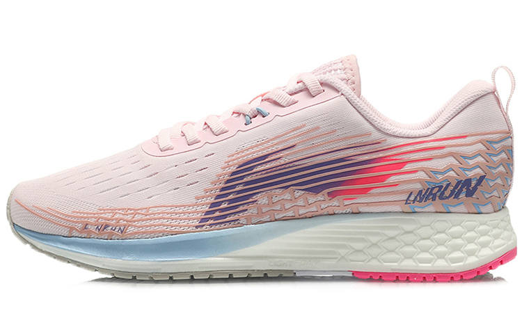Li-Ning Li Ning Red Hare 4 V2 Slip Resistant Abrasion Resistant Low top Running Shoes Women's Pink