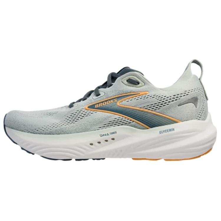 Brooks Glycerin 22 Soft And Comfortable Support Balance Support Balance Running Shoes Men's Gray White