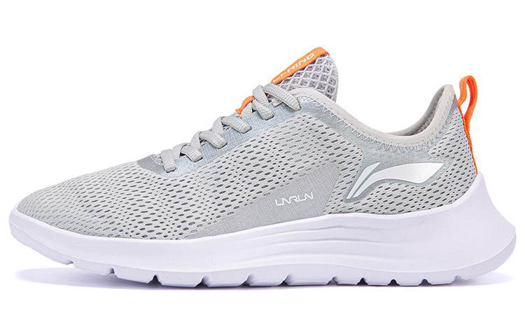 Li-Ning Li Ning Casual Slip Resistant, Abrasion Resistant, Breathable Low top Running Shoes Men's Coin Gray