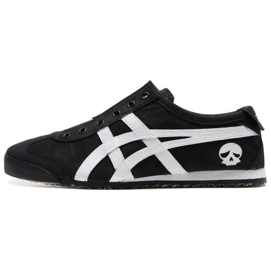 Onitsuka Tiger MEXICO 66 Slip Resistant, Abrasion Resistant, Lightweight Low top Casual Shoes Unisex White Blue