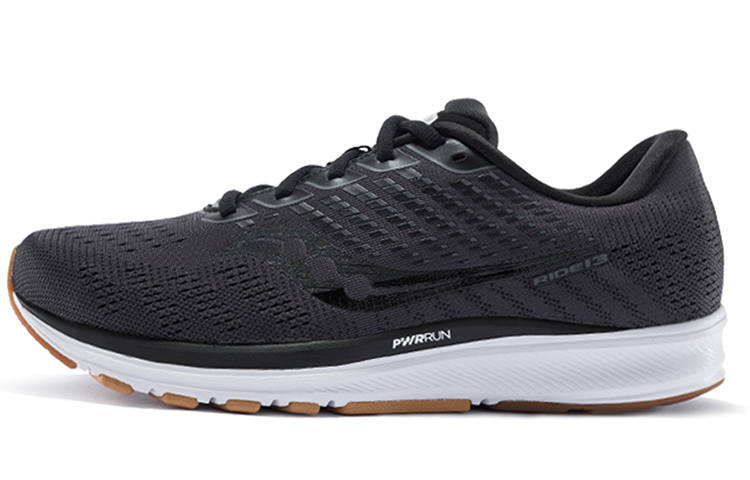 Saucony Ride 13 Comfortable Textile, Synthetic Leather Cushioning Slip Resistant Abrasion Resistant Breathable Low top