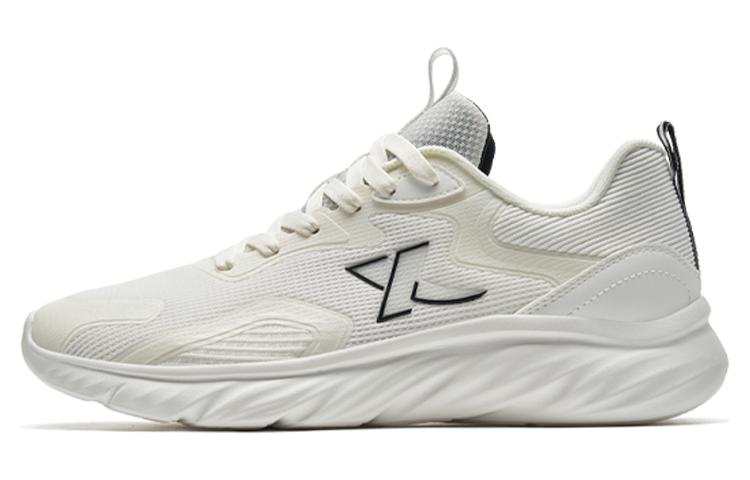 XTEP Shuyue1.5 Fabric Slip Resistant, Abrasion Resistant, Breathable Low top Running Shoes Men's White Black