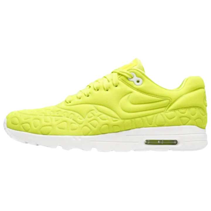 Nike Nike Air Max 1 Abrasion Resistant Low top Running Shoes Women's Yellow