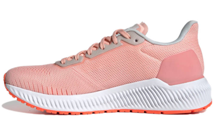 Adidas Adidas Solar Ride Comfortable Mesh, Textile Slip Resistant Low top Running Shoes Women's Pink Orange