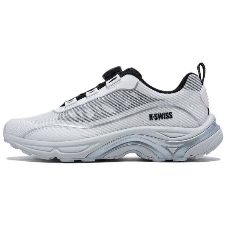 K·SWISS Textile, TPU Low top Running Shoes Men's White Black