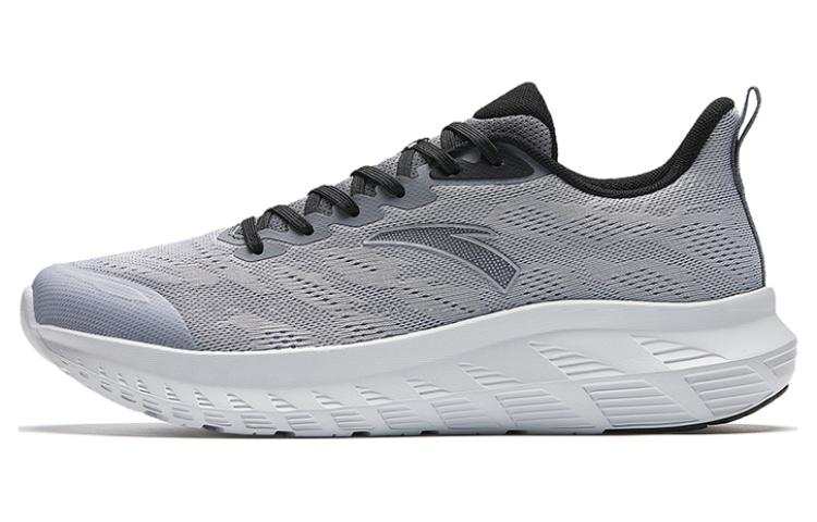Anta Light Cloud Fabric Slip Resistant Abrasion Resistant Low top Running Shoes Men's Gray