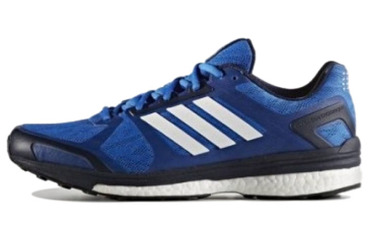 Adidas Adidas Supernova Abrasion Resistant Coverage Low top Running Shoes Men's Navy Blue