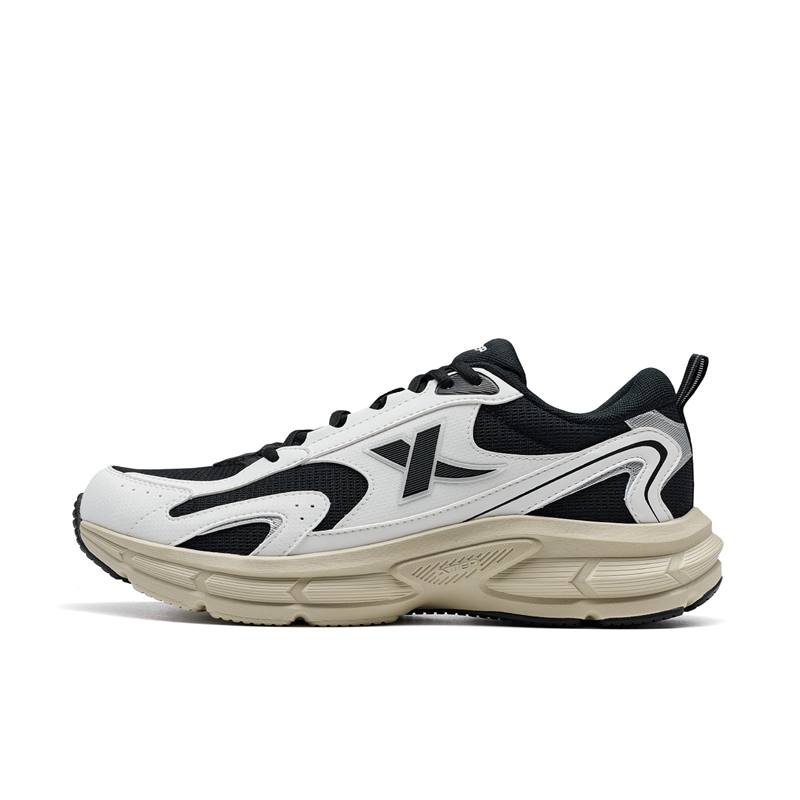 XTEP XTEP Cushioning Low top Running Shoes Men's Canvas White/Black