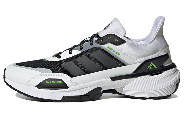 Adidas Adidas MTS Fabric Slip Resistant Slip Resistant Low top Casual Running Shoes Unisex Black White