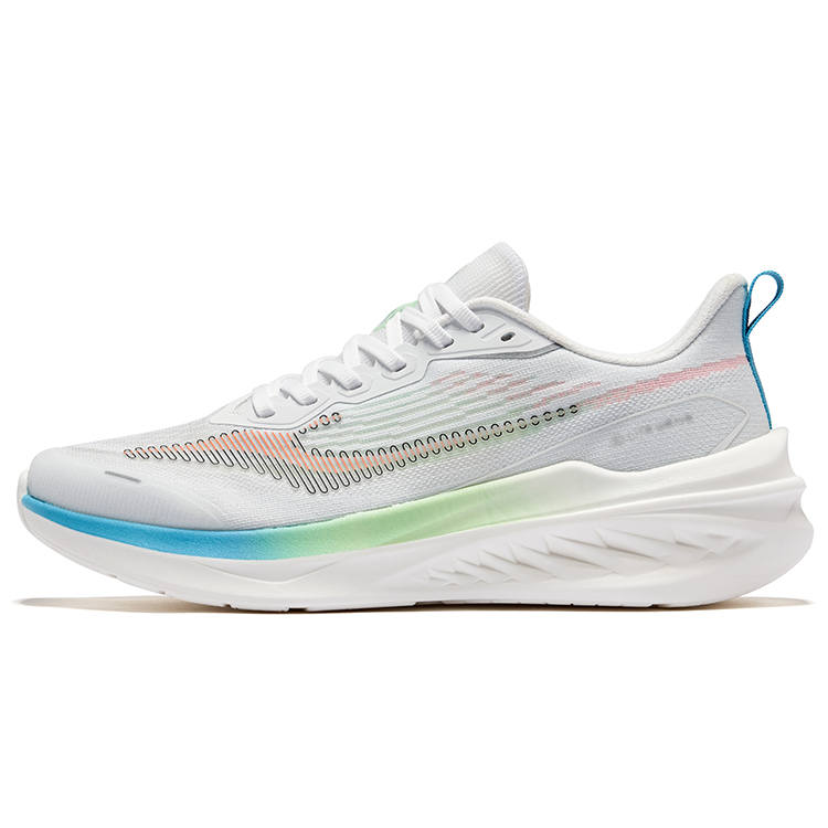Erke Cruise 3.0 Cushioning Rebound Low top Casual Running Shoes Men's Erke White Fluorescent Lipstick