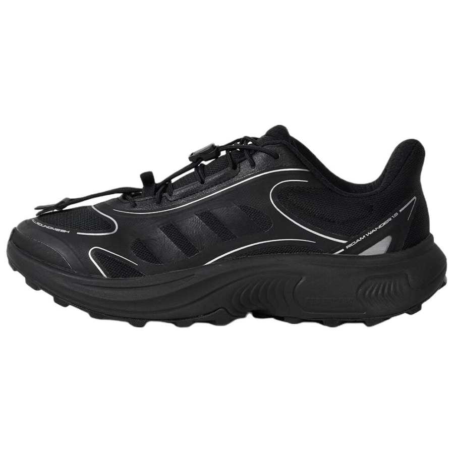 Adidas Adidas ROAM WANDER Cushioning Abrasion Resistant Breathable Running Shoes Men's Black