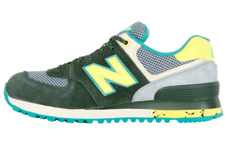 New Balance New Balance 574 Series Low Top 'Olive Green Yellow' Women's