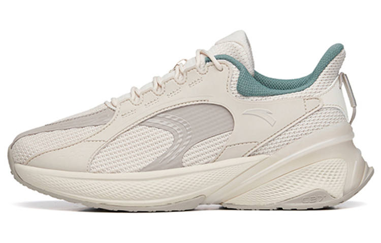 Anta C37 Series Absolute Coolness Breathable Low top Running Shoes Women's Gray Green
