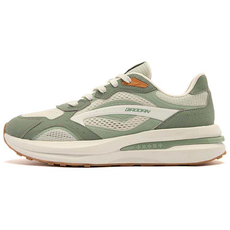 QIAODAN Quality Drying Cushioning Slip Resistant Abrasion Resistant Low top Casual Shoes Men's Green