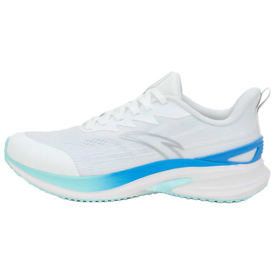 ANTA Antelope Run 4 Running Shoes Men's Low Top Papyrus White, Cool Blue