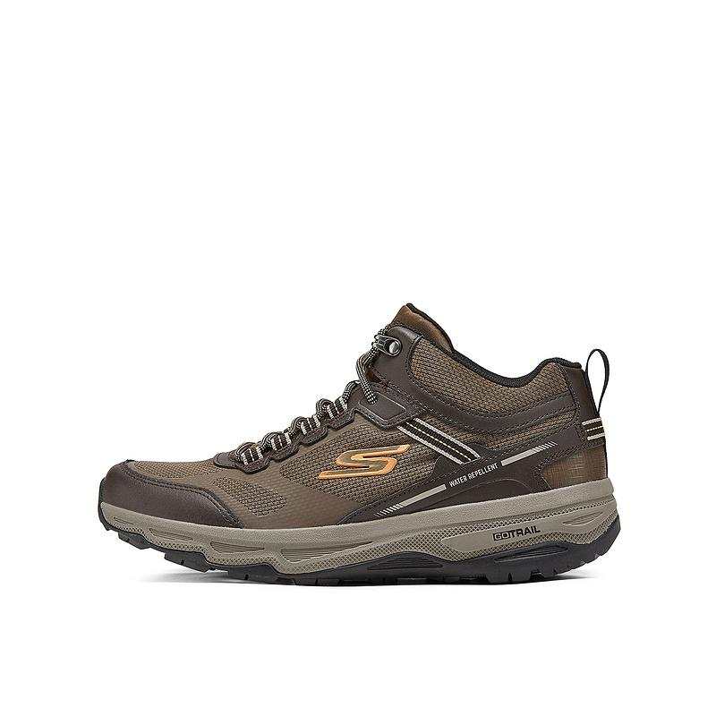 Skechers MEN'S GO Abrasion Resistant Breathable Low top Running Shoes Men's Brown