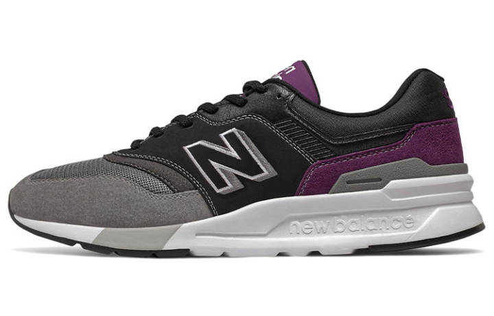 New Balance New Balance NB 997H Comfortable Low top Running Shoes Men's Black Purple