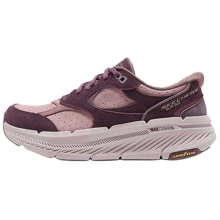 Skechers Women's GO Cushioning Abrasion Resistant Running Shoes Women's Plum Red