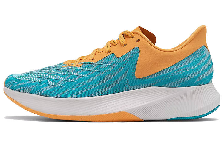 New Balance New Balance NB FuelCell Versatile Cushioning Abrasion Resistant Lightweight Low top Running Shoes Men's Blue Orange